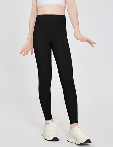 Zaclotre Girls Athletic Leggings Kids High Waisted Activewear Dance Workout Running Yoga Pants in Saudi Arabia