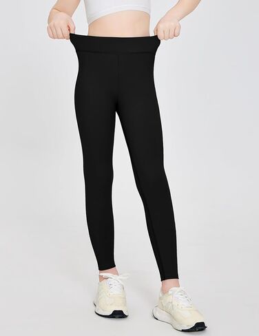 Zaclotre Girls Athletic Leggings Kids High Waisted Activewear Dance Workout Running Yoga Pants in Saudi Arabia