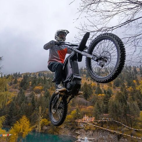 R1 Electric Dirt Bike for Adult, 8000W Peak Power 19" Tires, 52.8MPH Max Speed, 74.6 Miles Range, 330NM Torque, Electric Motorcycle with Dual Hydraulic Oil Brakes/Full Suspension, Off-Road Cross Ebike in Saudi Arabia