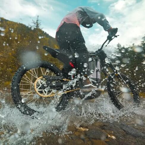 R1 Electric Dirt Bike for Adult, 8000W Peak Power 19" Tires, 52.8MPH Max Speed, 74.6 Miles Range, 330NM Torque, Electric Motorcycle with Dual Hydraulic Oil Brakes/Full Suspension, Off-Road Cross Ebike in Saudi Arabia