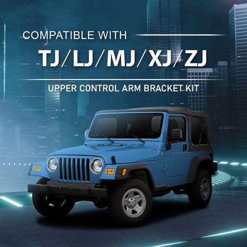 طقم ذراع التحكم في المحور العلوي للركاب الأمامي مع Jeep TJ LJ MJ XJ ZJ 1984-2006 in Saudi Arabia