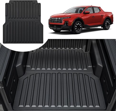حصيرة السرير متوافقة مع Hyundai Santa Cruz 2022 2023 2024 بطانة سرير الشاحنة بديلة للحماية لجميع المواسم لملحقات Hyundai Santa Cruz 2022 2023 2024 in Saudi Arabia