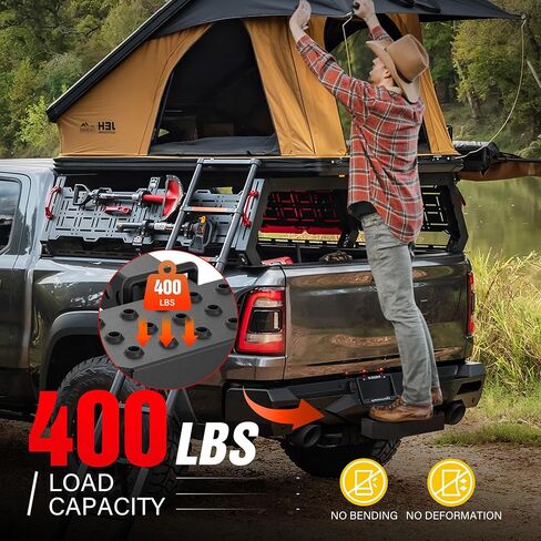 Tow Hitch Step Trailer for 2 "مستقبلات ، 400 رطل الحمل القصوى ، مع مقطع الدبوس و Bolts الاستقرار ، متوافق مع بيك اب تشرات سيارة سيارات سيارات الدفع الرباعي فان RV ، ووقاية مضادة للانزلاق وحارس الصدأ الصدأ in Saudi Arabia