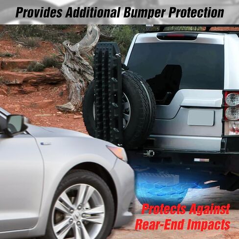 Tow Hitch Step Trailer for 2 "مستقبلات ، 400 رطل الحمل القصوى ، مع مقطع الدبوس و Bolts الاستقرار ، متوافق مع بيك اب تشرات سيارة سيارات سيارات الدفع الرباعي فان RV ، ووقاية مضادة للانزلاق وحارس الصدأ الصدأ in Saudi Arabia