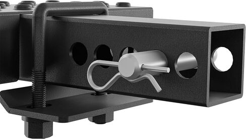 Tow Hitch Step Trailer for 2 "مستقبلات ، 400 رطل الحمل القصوى ، مع مقطع الدبوس و Bolts الاستقرار ، متوافق مع بيك اب تشرات سيارة سيارات سيارات الدفع الرباعي فان RV ، ووقاية مضادة للانزلاق وحارس الصدأ الصدأ in Saudi Arabia
