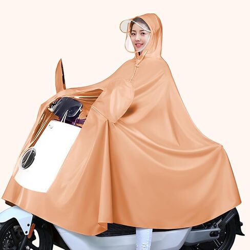 بطارية كهربائية دراجة أمطار معطف واقٍ من المطر الطويل الكامل للماء ، قابلة لإعادة الاستخدام ، لراكبي الدراجات in Kuwait