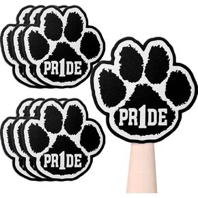 Jecery 6 Pcs School Spirit Pr1de Paw 12 Inch Mitts Print Foam Finger Pride Paw for Homecoming Spirit Week Gear Football Fans in Saudi Arabia