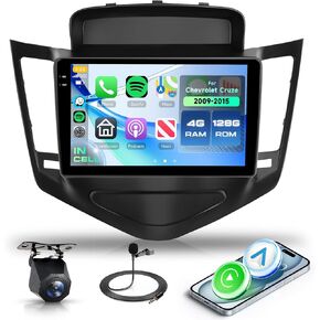 2+64G Android Car Radio Car Stereo for Chevrolet Chevy Cruze 2009-2015 with Wireless Carplay Android Auto, 9’’ Head Unit Touch Screen with Mirror Link WiFi GPS Bluetooth FM RDS EQ Backup Camera SWC in Saudi Arabia