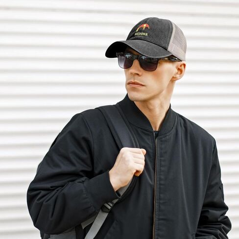Sedona Arizona Sunset Mesh Baseball Cap Cotton Vintage Cowboy Hat in Saudi Arabia