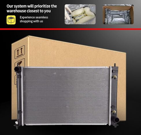 VibeUp 4720 Condenser Compatible with Chevrolet/GMC C K Series Sierra Silverado 1500 2500 HD 3500 5.0L 5.7L 6.0L 6.5L 4.3L V6 7.4L 8.1L 6.6L V8 | Replaces 15-62 52402209 3013 640250 2308 in Kuwait