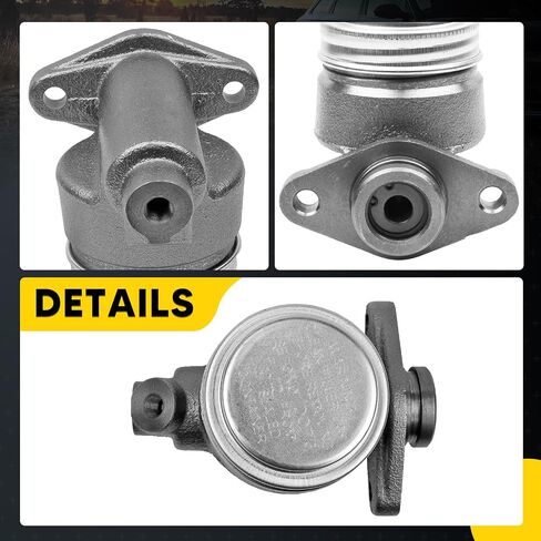 1696852 Brake Master Cylinder with Reservoir and Cap Fit for Ford and Studebaker Vehicles - Bronco/F-250 1966, F-100 1961-1966, 8E5/8E7/8E7D 1963-1964 - Replaces OE C5TZ-2140-A, M37781, C5TZ-2140-C in Saudi Arabia