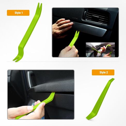 GOOACC 6PCS Auto Trim Removal Tool Kit No-Scratch Tool Kit for Car Audio Dash Window Molding Fastener Remover Tool Kit-Blue in Saudi Arabia