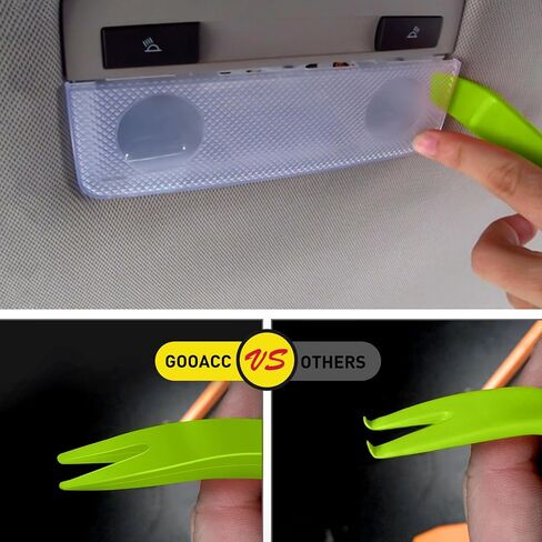 GOOACC 6PCS Auto Trim Removal Tool Kit No-Scratch Tool Kit for Car Audio Dash Window Molding Fastener Remover Tool Kit-Blue in Saudi Arabia