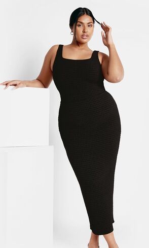 City Chic Women's Apparel Plus Size City Chic Skirt ELIA, Black in Saudi Arabia