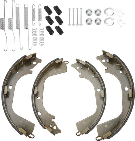 17960BF1 Rear Parking Drum Brake Shoes Set with Adjuster and Return Spring Kit for Chevy Silverado 1500 2008-2013 GMC Sierra 1500 2008-2013 - Replaces B960 BS960 in Saudi Arabia