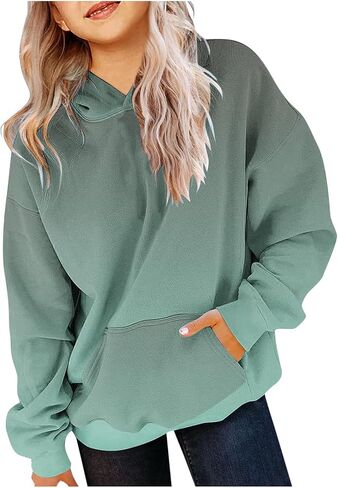 Cute Hoodies for Girls Trendy Oversized Long Sleeve Shirts Hooded Kids Sweatshirts Preppy Tween Girl Trendy Clothes in Saudi Arabia
