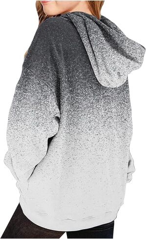 Cute Hoodies for Girls Trendy Oversized Long Sleeve Shirts Hooded Kids Sweatshirts Preppy Tween Girl Trendy Clothes in Saudi Arabia
