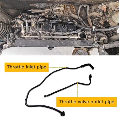2025 DEARCOOL 2 PCS THREATTLE BODY BODY HEATER HOSE لعام 2011-2018 Chevy Cruze Sonic 1.8L in Kuwait
