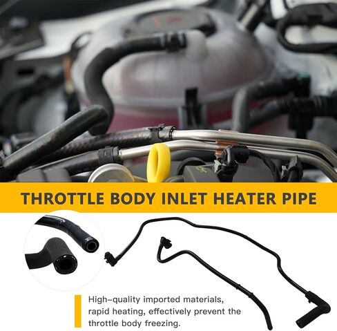 2025 DEARCOOL 2 PCS THREATTLE BODY BODY HEATER HOSE لعام 2011-2018 Chevy Cruze Sonic 1.8L in Kuwait