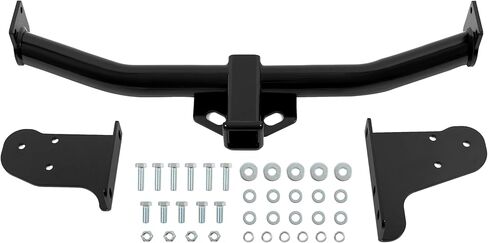 عائق مقطورة Ecotric Class 3 متوافق مع 2015-2024 Nissan Murano Tow Hitch 2 "استقبال مسحوق الفولاذ المطلي باللون الأسود -3500 رطل in Kuwait