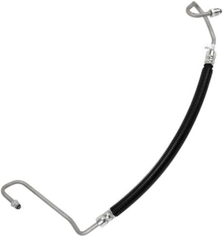 Karparts360 لـ Chevy Silverado 2500 2001 2002 2003 2004 Power Steering Gear Inlet Hose | غطاء أسود | مصنوعة من الصلب/المطاط | شكل خرطوم مصبوب | 0.63 بوصة/16 ​​مم قطر الخيط in Saudi Arabia