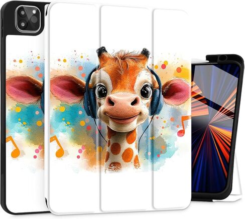 Mektron for iPad Air 12.9 Case 2024/iPad Pro M2 12.9 Case 6th/5th/4th/3rd Gen 2022 2021 2020 2018 with Pencil Holde - Trifold Stand - Auto Wake/Sleep, Beautiful Floral in Kuwait