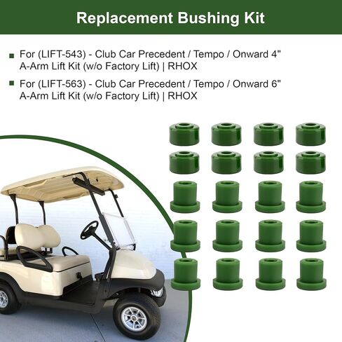 Replacement Bushing Kit LIFT-543, LIFT-563 Compatible with Club Car Precedent/Tempo/Onward with RHOX Lift in Saudi Arabia