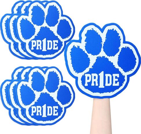 JECERY 6 PCS School Spirit PR1DE PAW 12 Inch Print Foam Foam Prid in Kuwait