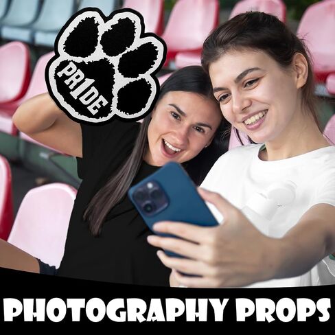 Jecery 6 Pcs School Spirit Pr1de Paw 12 Inch Mitts Print Foam Finger Pride Paw for Homecoming Spirit Week Gear Football Fans in Saudi Arabia