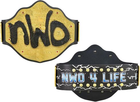 New Hollywood nwo Hulkkk Hogan Wrestling Wrestling Weightwight Praita Belt Belt Comple | حزام بطولة Hogann Wrestling نسخة طبق الأصل in Saudi Arabia