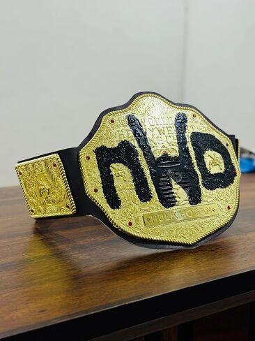 New Hollywood nwo Hulkkk Hogan Wrestling Wrestling Weightwight Praita Belt Belt Comple | حزام بطولة Hogann Wrestling نسخة طبق الأصل in Saudi Arabia