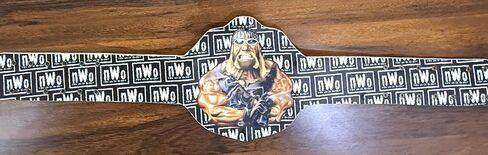 New Hollywood nwo Hulkkk Hogan Wrestling Wrestling Weightwight Praita Belt Belt Comple | حزام بطولة Hogann Wrestling نسخة طبق الأصل in Saudi Arabia
