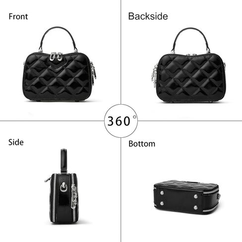 Dailando Mini Top Handle Handle Pres for Women Small Designer Leather Tote Box Parse مع حزام سلسلة in Kuwait