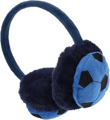 PartyKindom Boys Soccer Modeling Earmuff Winter Winter Earshield Cute Cartoon Design خفيفة الوزن أكثر دفئًا لحماية الطقس البارد في الهواء الطلق in Saudi Arabia