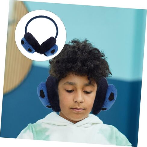 PartyKindom Boys Soccer Modeling Earmuff Winter Winter Earshield Cute Cartoon Design خفيفة الوزن أكثر دفئًا لحماية الطقس البارد في الهواء الطلق in Saudi Arabia