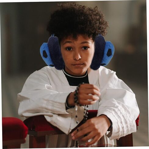 PartyKindom Boys Soccer Modeling Earmuff Winter Winter Earshield Cute Cartoon Design خفيفة الوزن أكثر دفئًا لحماية الطقس البارد في الهواء الطلق in Saudi Arabia