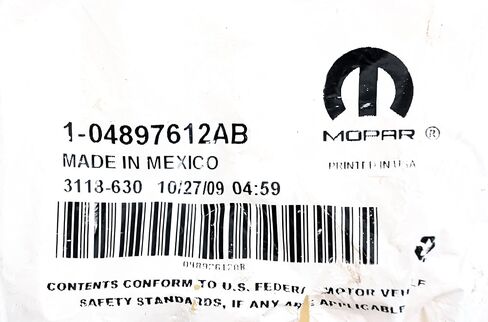 Mopar 4897612AB HVAC Cut-Off Switch in Saudi Arabia
