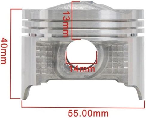 55mm 55.25mm 55.5mm 55.75mm 56mm Motorcycle Piston And Ring Kit For CB400 CB-1 CB1 CB 1 CBR400 NC23 NC29 CB CBR400 Rings(0.25 Piston Ring) in Saudi Arabia