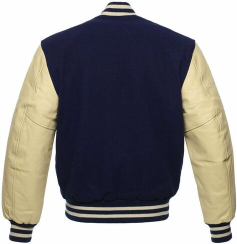Mount Helicon Black Baseball Bomber Varsity Jacket Men-Plain Varsity Letterman Jackets Men Leather Sleeves-Vintage Racing in Saudi Arabia