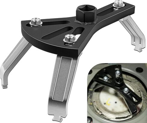Universal Fuel Pump Removal Tool, 5.31" to 7.17" Adjustable Fuel Pump Lock Ring Tool, Fuel Tank Lock Ring Removal & Installer Tool, Car Fuel Lid Tank Cover Collar Ring Spanner, Fuel Tank Repair Tool in Saudi Arabia