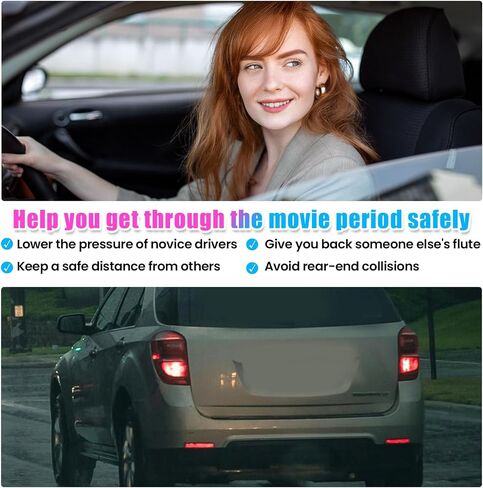 3pcs Student Driver Car Magnets, 3 Styles High Reflective Beginner Driver Safety Signs Cute Magnetic New Learner Drivers Bumper Sticker Novice Rookie Safety Attention Sign for Car Decorations in Saudi Arabia