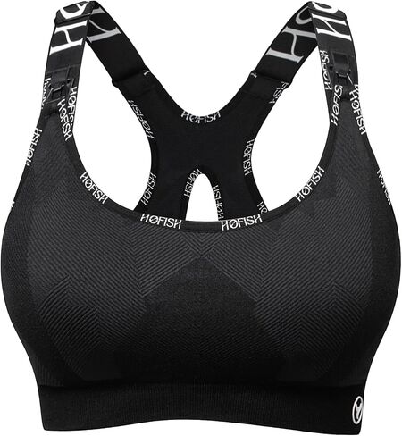 HOFISH Nursing Bras for Breastfeeding, Medium Support Nursing Sports Bra Wireless Comfort Maternity Bra in Saudi Arabia