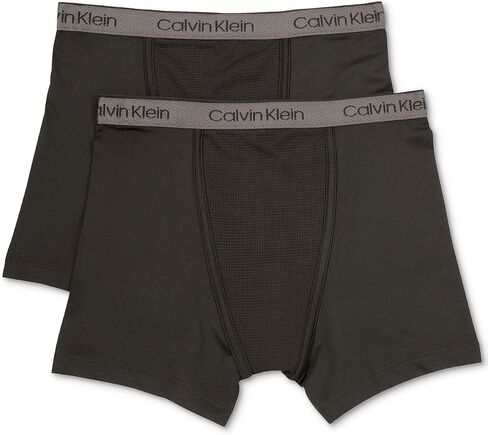 Calvin Klein Boy's 2 Pack Microfiber Boxer Briefs in Saudi Arabia