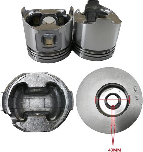 3TNV88 Engine Overhaul Rebuild Kit (No cylinder liner and valve) for Yanmar 3TNV88 3TNV88C 3TNV88-QTB 3TNV88-M Engine John Deere 27D 35D 35G F1565 2720 3320 3032E in Saudi Arabia
