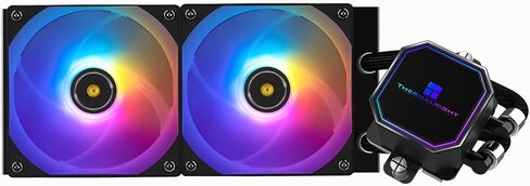 مبرد مياه Frozen Prism 240 White ARGB AIO، مبرد وحدة المعالجة المركزية السائل، نظام تبريد مياه بمراوح PWM 2 × 120 مم، سرعة عالية 1850 دورة في الدقيقة، متوافق مع AMD/AM4/AM5 وIntel LGA115X/1200/1366/20XX/1700 in Kuwait