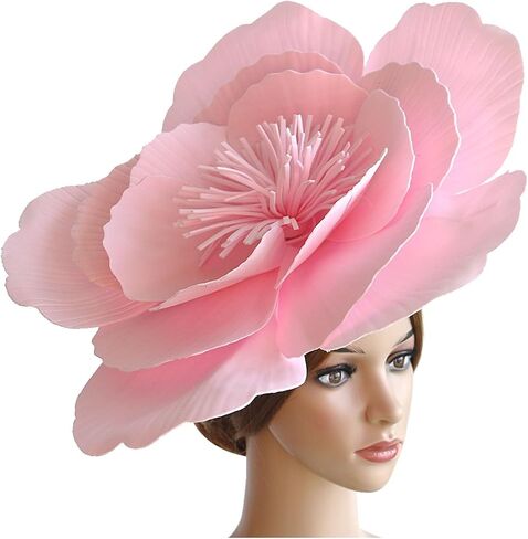 قبعة fascinator womens خمر كوكتيل الرأس يتوهم الحفلات ملابس الرأس القبعات الكنيسة 20s القبعة الفيكتورية in Kuwait