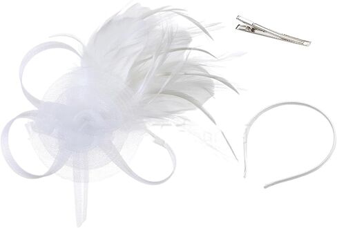 Fascinators Hat for Women Tea Party Headband Fancy Dress Fascinators Cocktail Victorian Hat for Wedding/Tea Party in Saudi Arabia