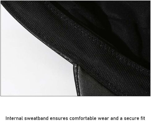 قبعة القبعات للنساء ، Pu Leather Plain 8 لوحة مثمن قبعة على الطراز البريطاني الفنان رسام كاب بويتر in Saudi Arabia