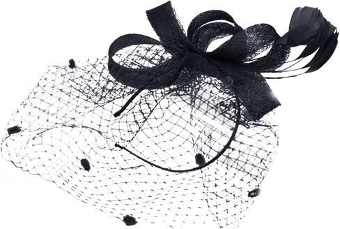 20s Vintage Fascinators Women's Victorian Headband Tea Party Cocktail Headpiece Carnival Costumes Church Hats in Saudi Arabia