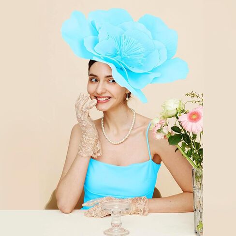 Fascinator Hat Womens Vintage Cocktail Headpiece Fancy Party Headwear Dress Church Hats 20S Victorian Hat in Saudi Arabia